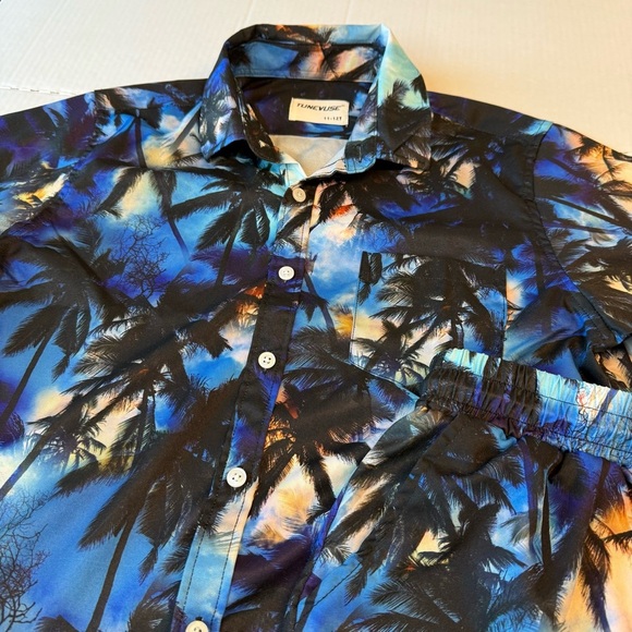 Hawaiian Kids Set - Blue - Picture 2 of 7